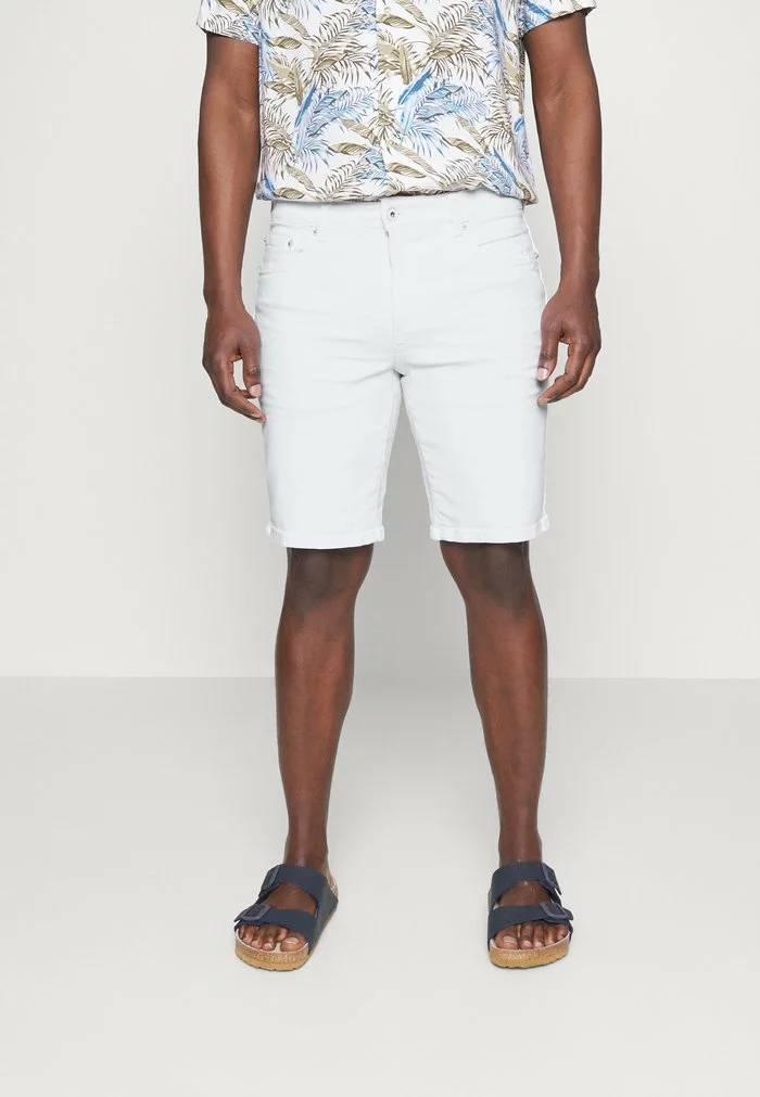 Solid RYDER - Short En Jean - White Denim 1 Solid RYDER - Short En Jean - White Denim