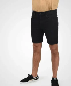 Solid SDREGULAR - Short En Jean - Black Dnm