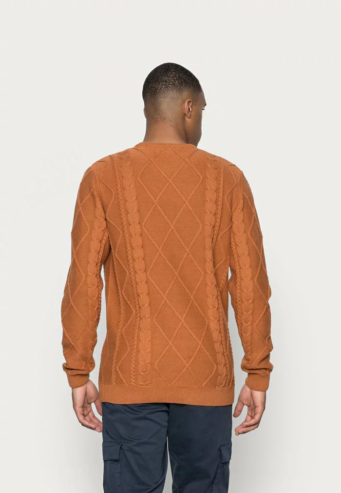 Solid SDTERENCE 21105730 - Pullover - Roasted Pecan 3 Solid SDTERENCE 21105730 - Pullover - Roasted Pecan – Image 3