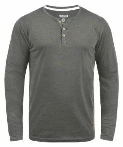 Solid VOLKO - T-shirt à Manches Longues - Grey Melange -Promos Solid Magasin e3e5a8d4004c451c8642a72bf48dc153