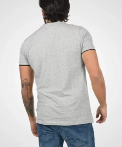 Solid SDSAUL - T-shirt Imprimé - Light Grey Melange -Promos Solid Magasin e4b3b8de576e45af89f22c555a842c82