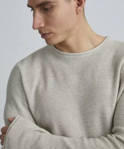 Solid SDJARAH - Pullover - Oatmeal Melange -Promos Solid Magasin e5ef37a1455d49eba3980fcdc33bdcd1