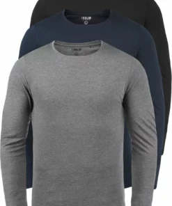 Solid SDBASAL - T-shirt à Manches Longues - Black -Promos Solid Magasin e5f8e4e7ead64a2683db748f162d8b6e