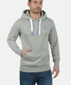 Solid SDBENNHOOD - Sweat à Capuche - Light Grey Melange