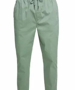 Solid TRUC CROPPED - Pantalon Classique - Hedge Gree -Promos Solid Magasin e6c4360ea791408192e094e895af64cb