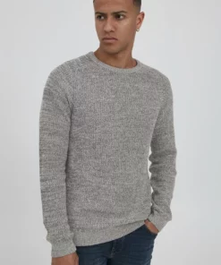 Solid SDTEX 21105721 - Pullover - Gray Melange