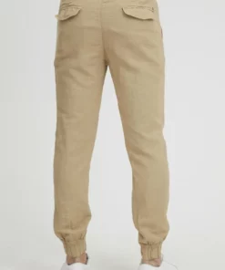 Solid SDTRUC CUFF LINEN - Pantalon Classique - Twill -Promos Solid Magasin e78db1ce4d564641a87e2f46a4b06536