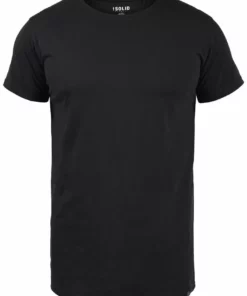 Solid SDLONGO - T-shirt Basique - Black -Promos Solid Magasin e7d0d00716f24b94b02fe5fed85dd2a1