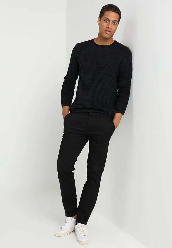 Solid SDSTRUAN - Pullover - Navy Melange 2 Solid SDSTRUAN - Pullover - Navy Melange – Image 2