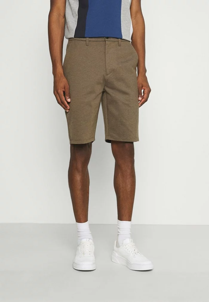 Solid BARRO BASIC - Short - Sand Melange 1 Solid BARRO BASIC - Short - Sand Melange