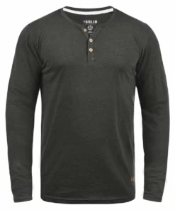 Solid SDVOLKO - T-shirt à Manches Longues - Dark Grey -Promos Solid Magasin ece93b2dafef4c759ee558d5dc760539