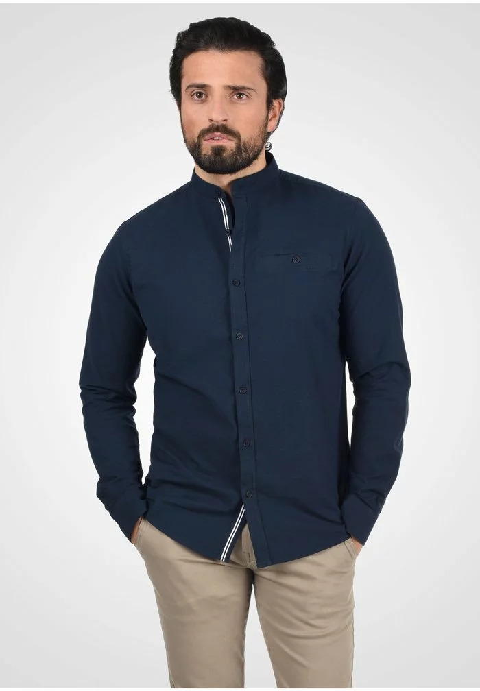 Solid ALLION "SLIM FIT" - Chemise - Insignia Blue 1 Solid ALLION "SLIM FIT" - Chemise - Insignia Blue