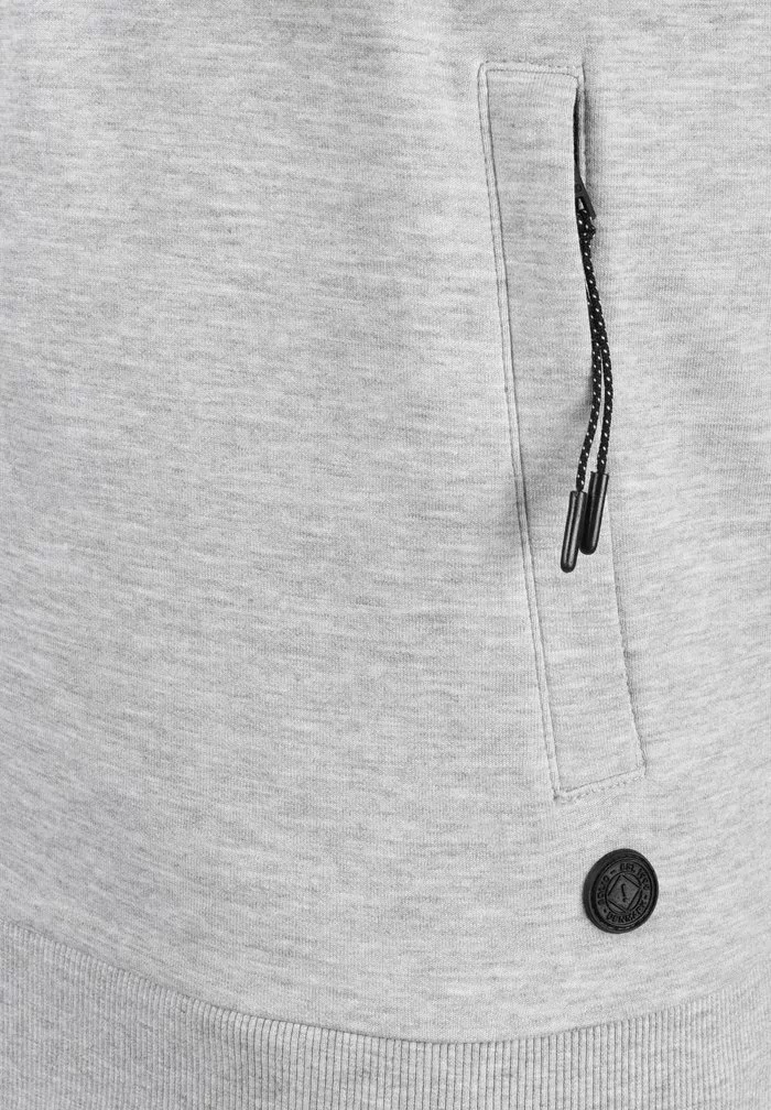 Solid SDGELBERT - Sweat à Capuche Zippé - Light Grey Melange 7 Solid SDGELBERT - Sweat à Capuche Zippé - Light Grey Melange – Image 7