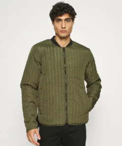 Solid Blouson Bomber - Ivy Green