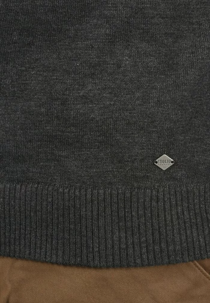 Solid SDBARIMA - Pullover - Medium Grey Melange 6 Solid SDBARIMA - Pullover - Medium Grey Melange – Image 6