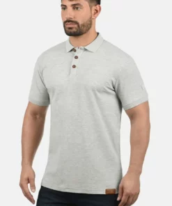 Solid SDTRIPPOLO - Polo - Light Grey Melange