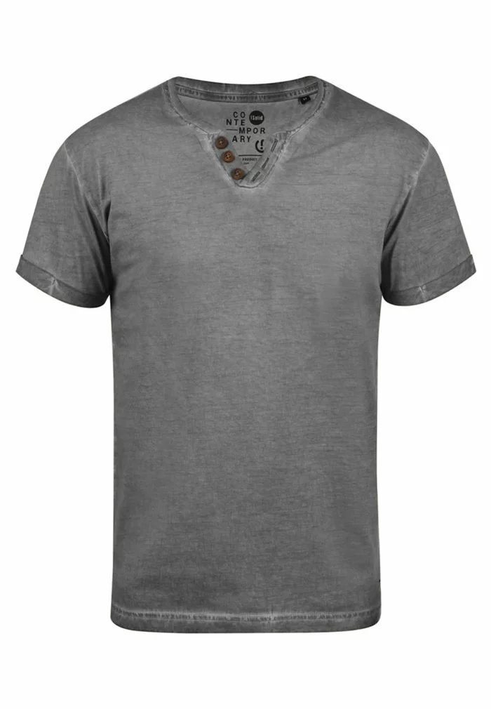 Solid SDTINO - T-shirt Basique - Dark Grey 6 Solid SDTINO - T-shirt Basique - Dark Grey – Image 6