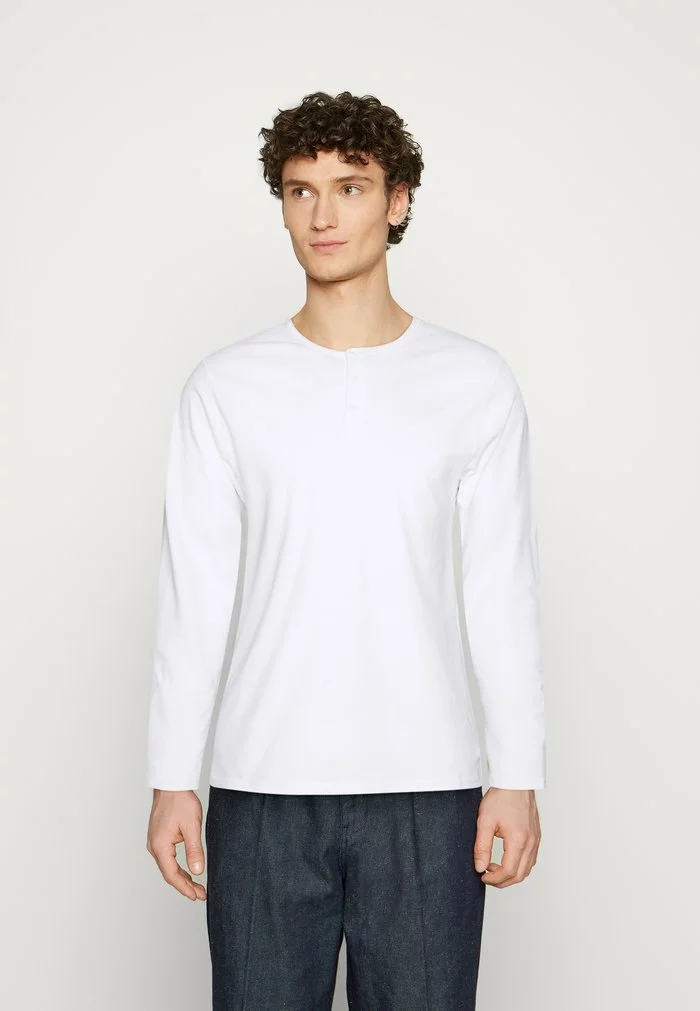 Solid VINTON TEE - T-shirt à Manches Longues - Off White 1 Solid VINTON TEE - T-shirt à Manches Longues - Off White