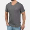 Solid SDTEDROS - T-shirt Basique - Dark Grey W. White