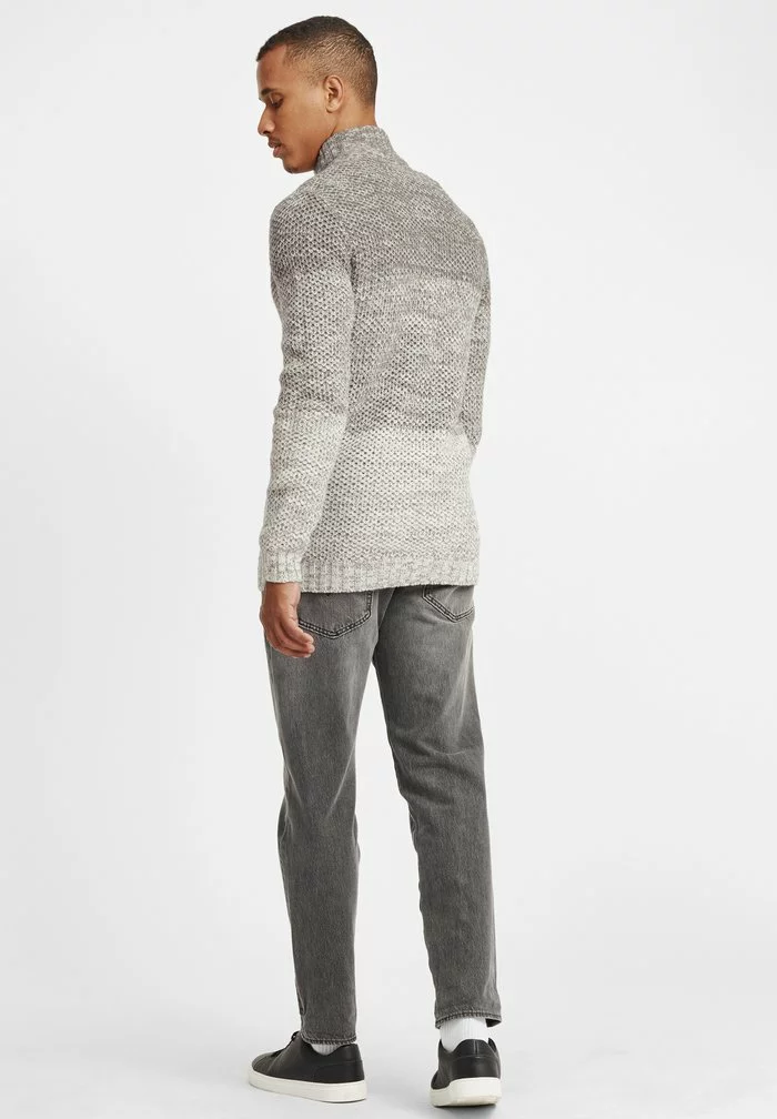 Solid SDAFTON - Pullover - Grey Melange 3 Solid SDAFTON - Pullover - Grey Melange – Image 3