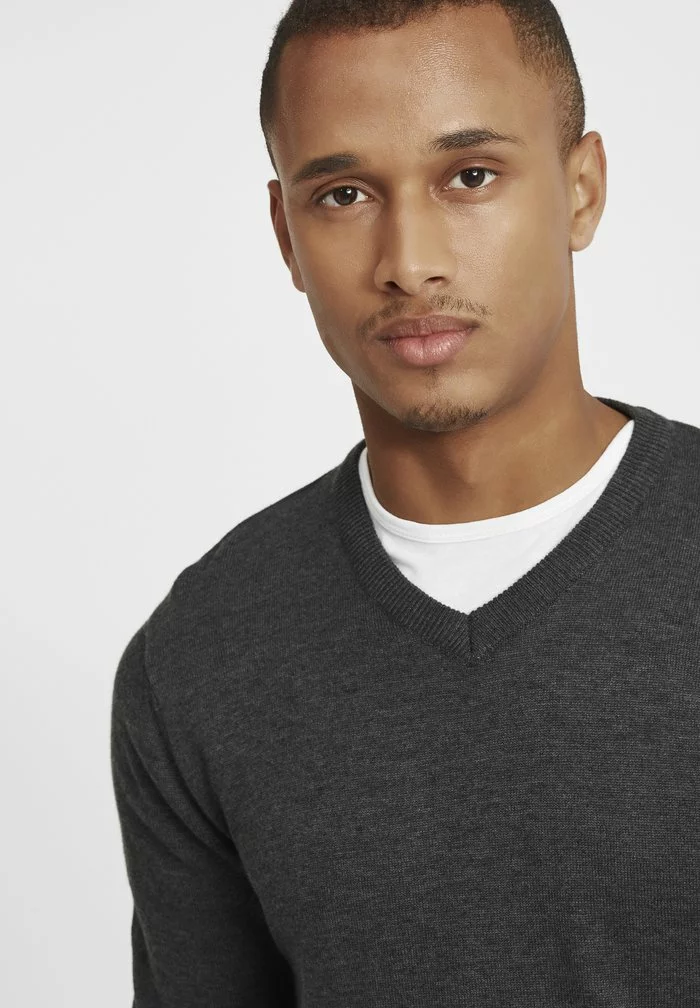 Solid SDALEGRE - Pullover - Dark Grey Melange 4 Solid SDALEGRE - Pullover - Dark Grey Melange – Image 4