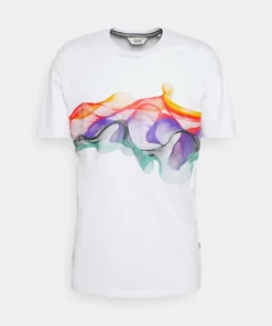 Solid PIETER - T-shirt Imprimé - White -Promos Solid Magasin f532665df32a4f8bbf91a4eb86d0d499