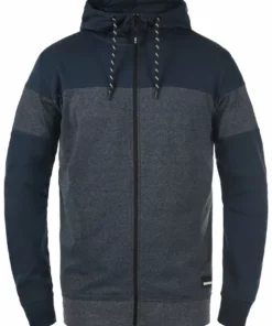 Solid SDBARIS - Sweat à Capuche Zippé - Insignia Blue -Promos Solid Magasin f55e1f98bb6f4104bf6f87d37783f397