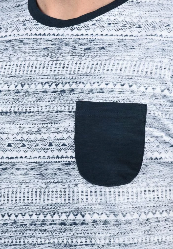 Solid SDINGO - T-shirt Imprimé - Blue 3 Solid SDINGO - T-shirt Imprimé - Blue – Image 3