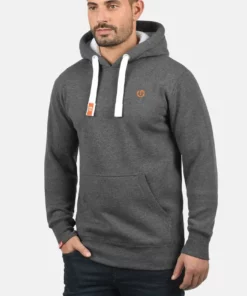 Solid SDBENNHOOD - Sweat à Capuche - Light Grey