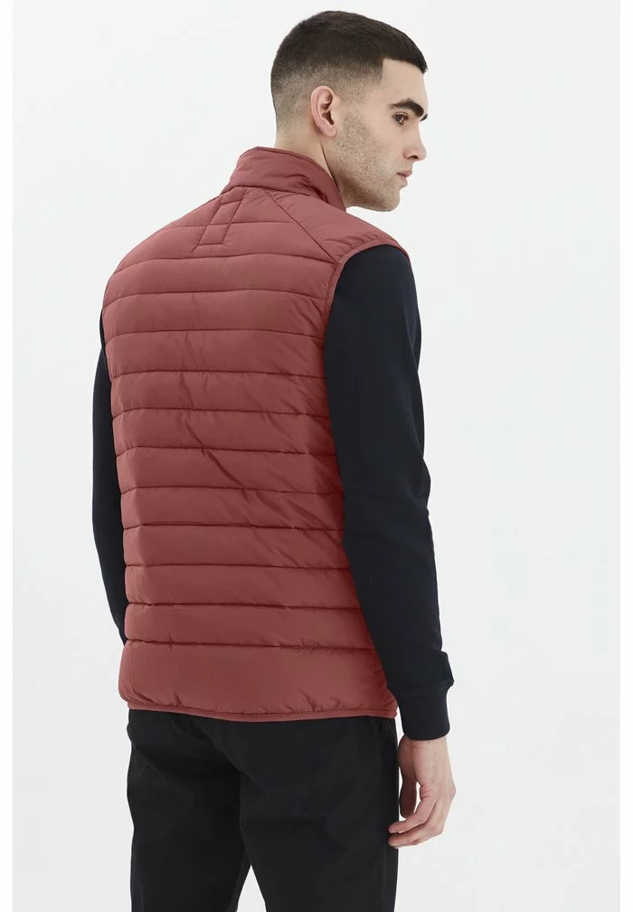 Solid SDSÖRENSON - Veste Sans Manches - Brick Red 3 Solid SDSÖRENSON - Veste Sans Manches - Brick Red – Image 3