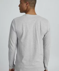 Solid SDVINTON LS 21106135 - T-shirt à Manches Longues - Light Grey Melange -Promos Solid Magasin f7b57bb379e64782b45e0386e52edb3c