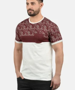 Solid SDFLORIAN - T-shirt Imprimé - Wine Red