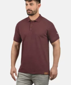 Solid SDTRIPPOLO - Polo - Wine Red M