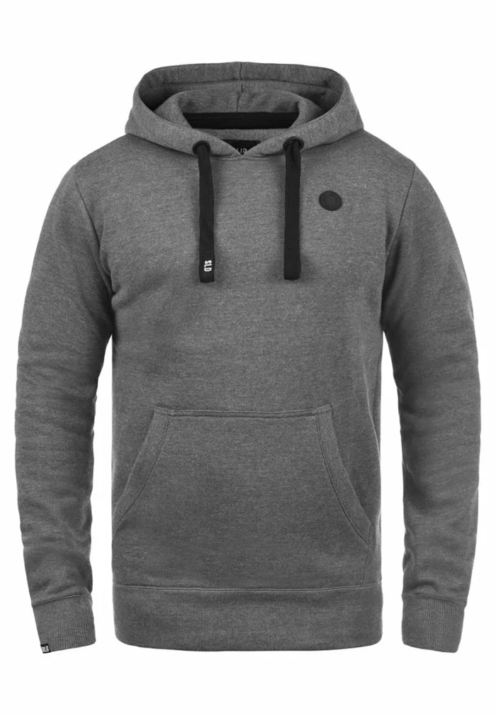 Solid SDBENO - Sweat à Capuche - Grey Melange 3 Solid SDBENO - Sweat à Capuche - Grey Melange – Image 3