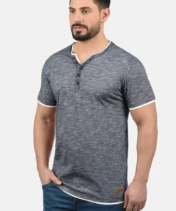 Solid SDDIGOS - T-shirt Imprimé - Metallic Blue